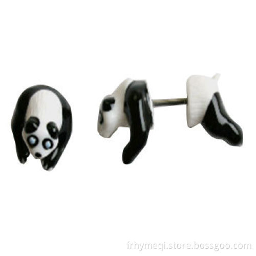 Panda Faux Earrings